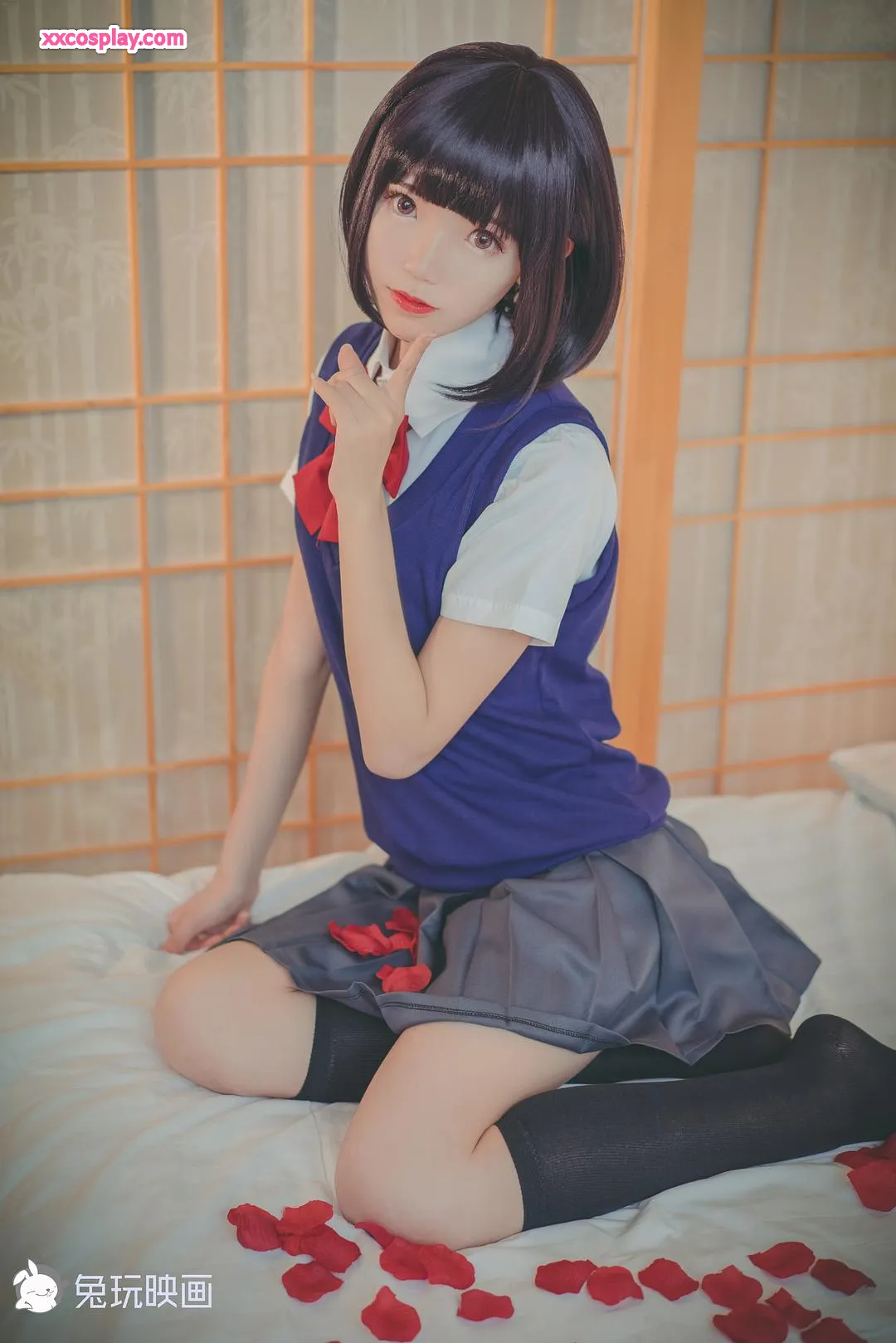 兔玩映画：花火与利根《碧蓝航线》Cosplay